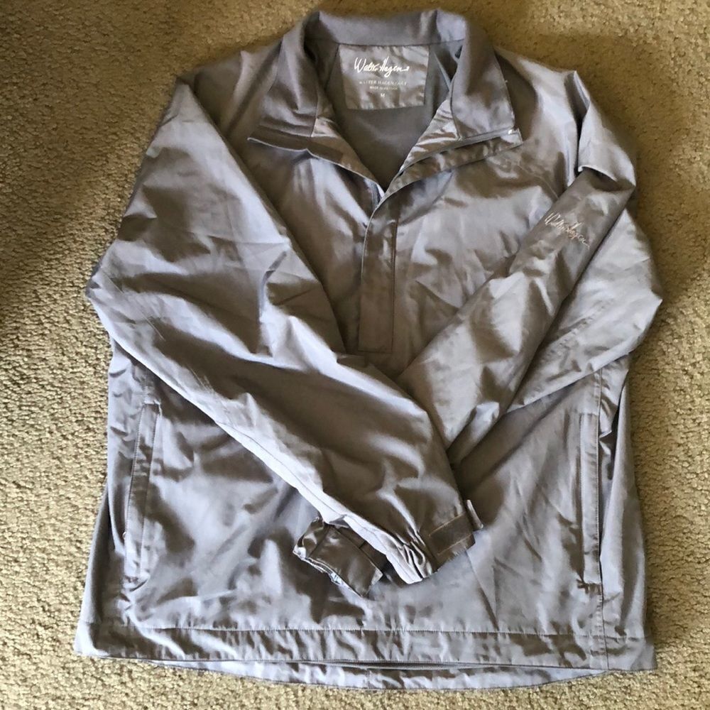 L/S Grey Walter Hagenpullover 3/4 Zip